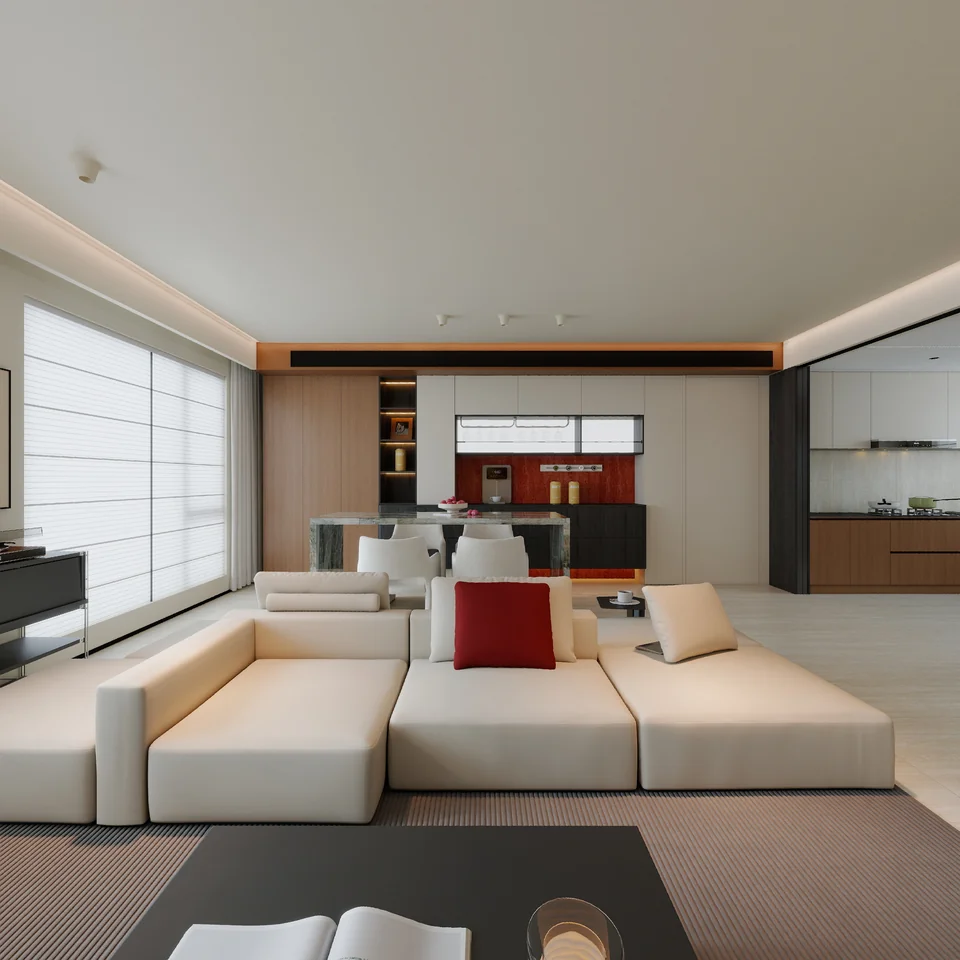 Modern Art Residence design visualization