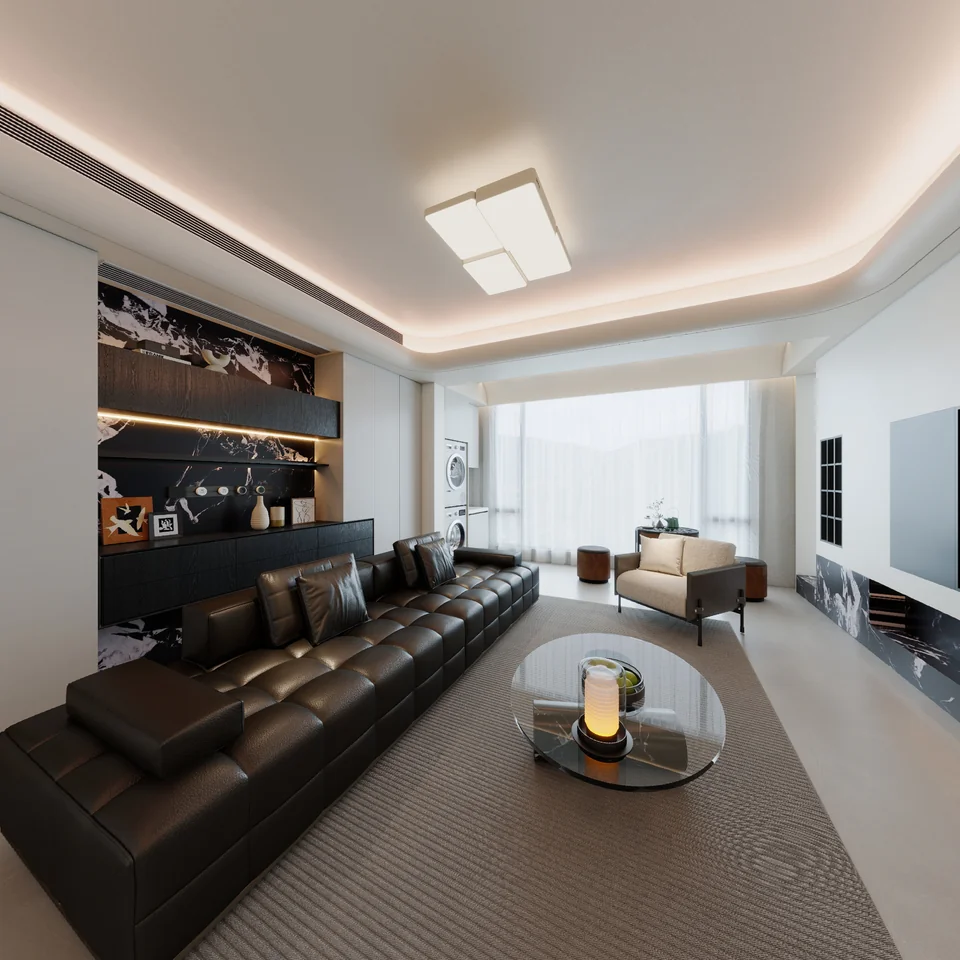 Bright Arc Residence design visualization