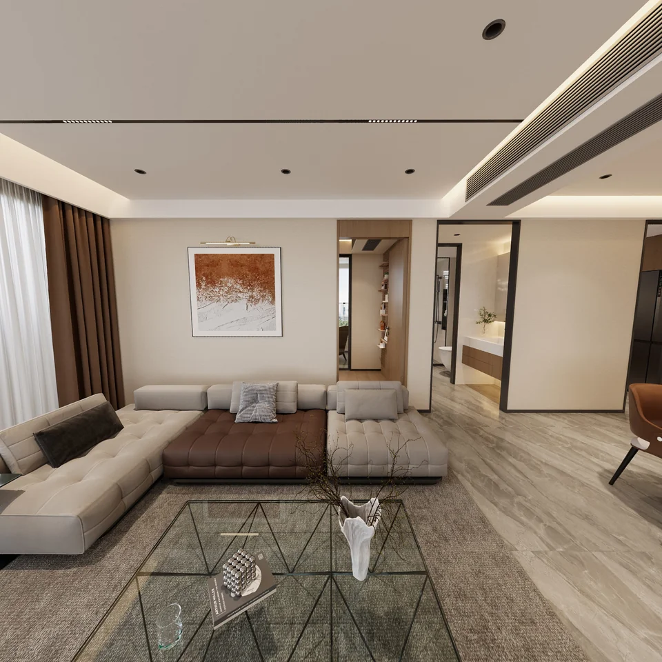 Garden Curve Residence design visualization