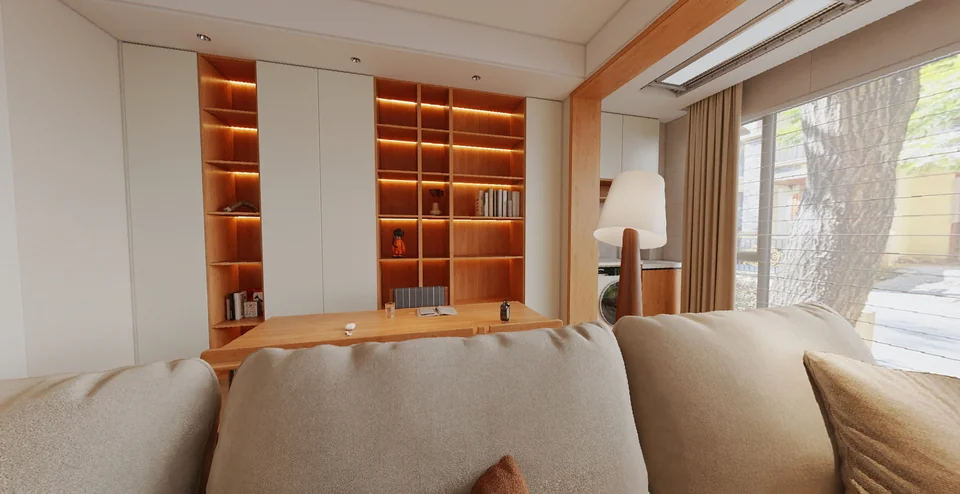 Gentle Oak Residence design visualization