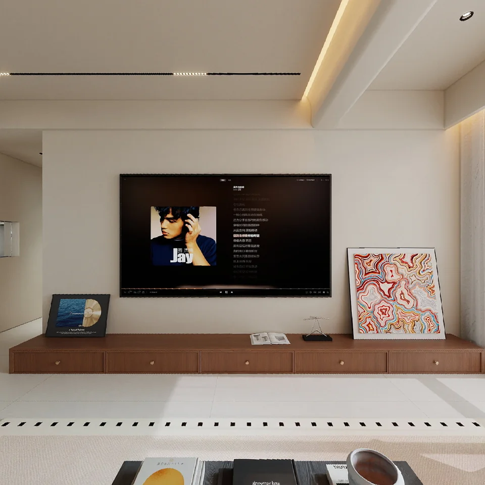 Light Oak Family Residence design visualization