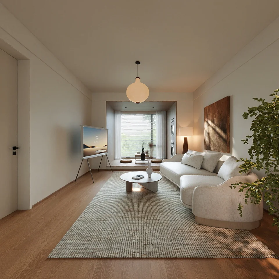 Calm Natural Residence design visualization