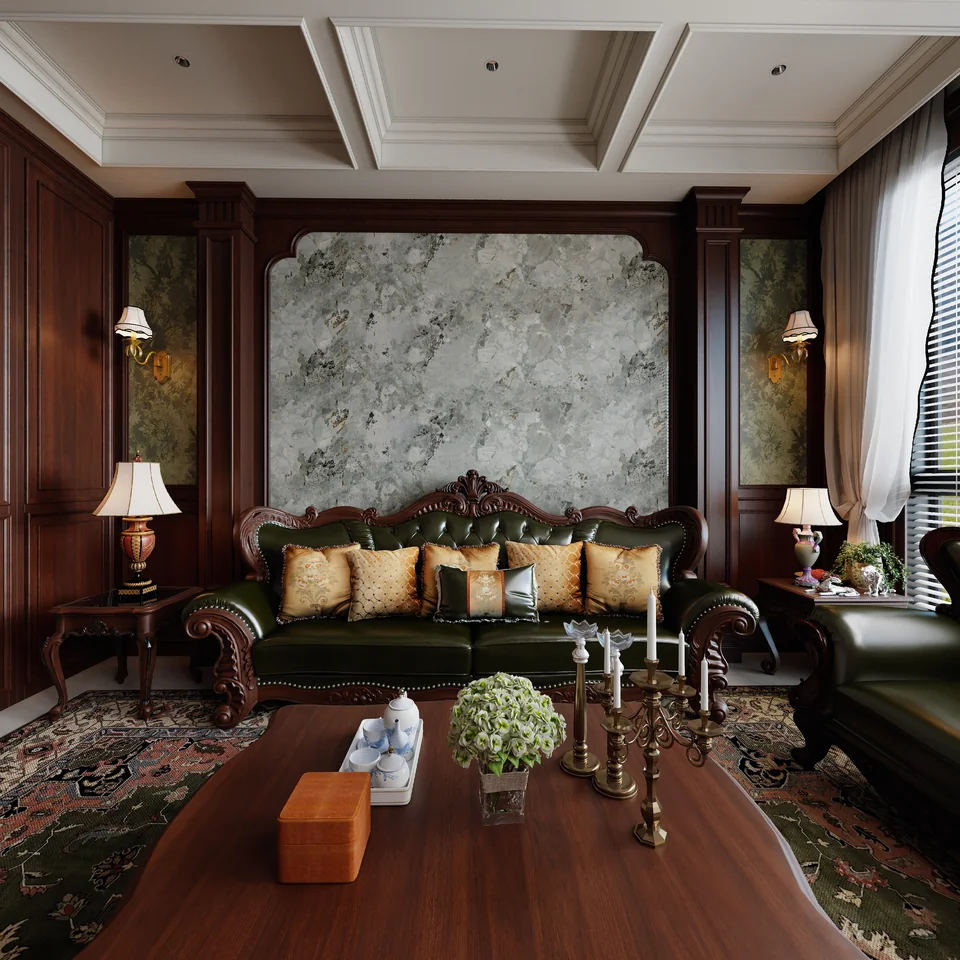 Heritage Walnut Townhouse design visualization