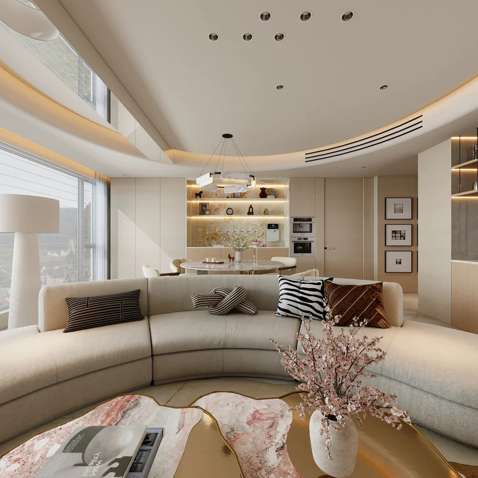 Art & Blush Residence design visualization
