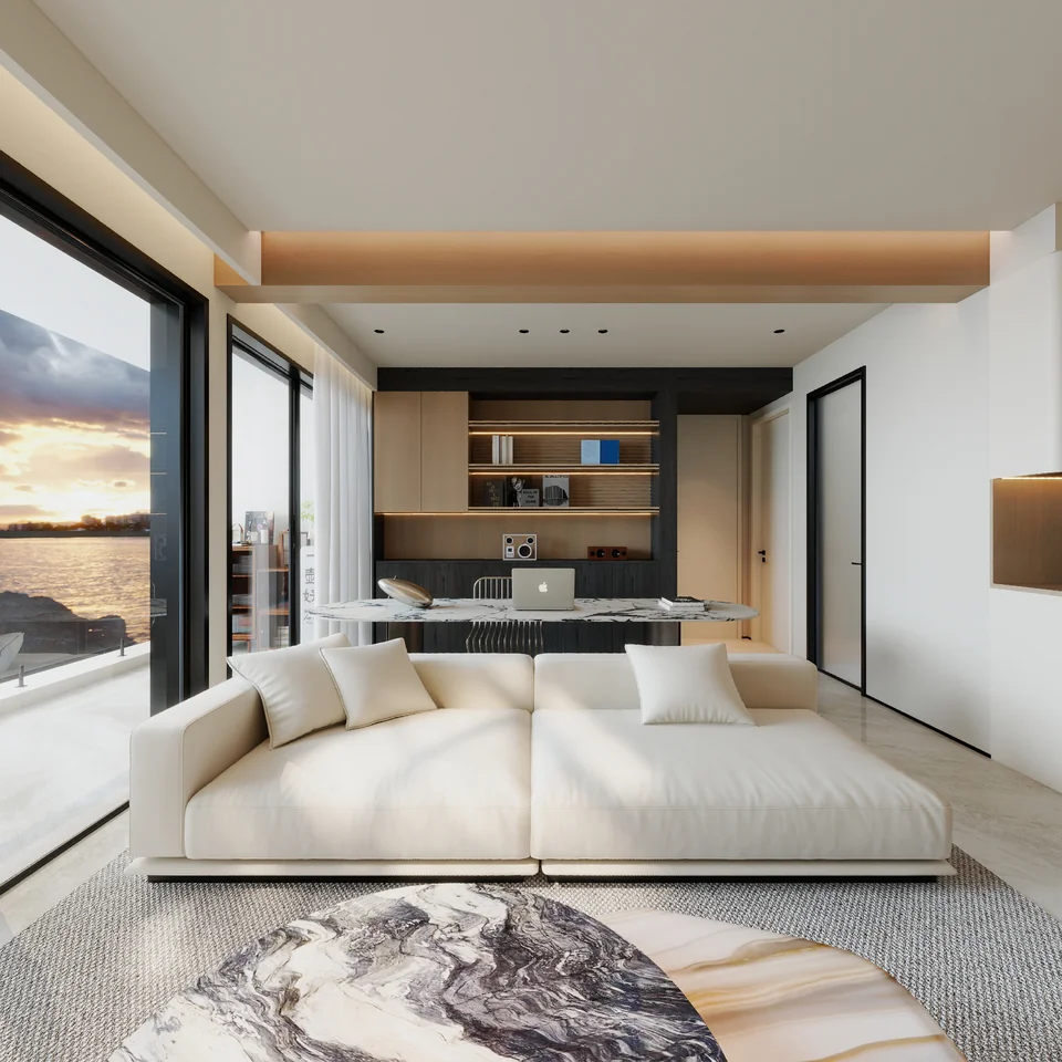 Coastal View Residence design visualization