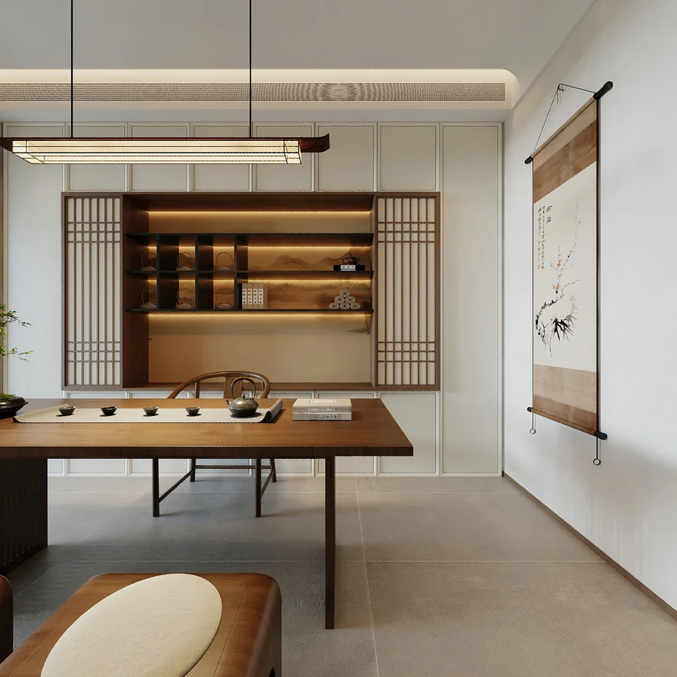 Tea Room Townhouse design visualization